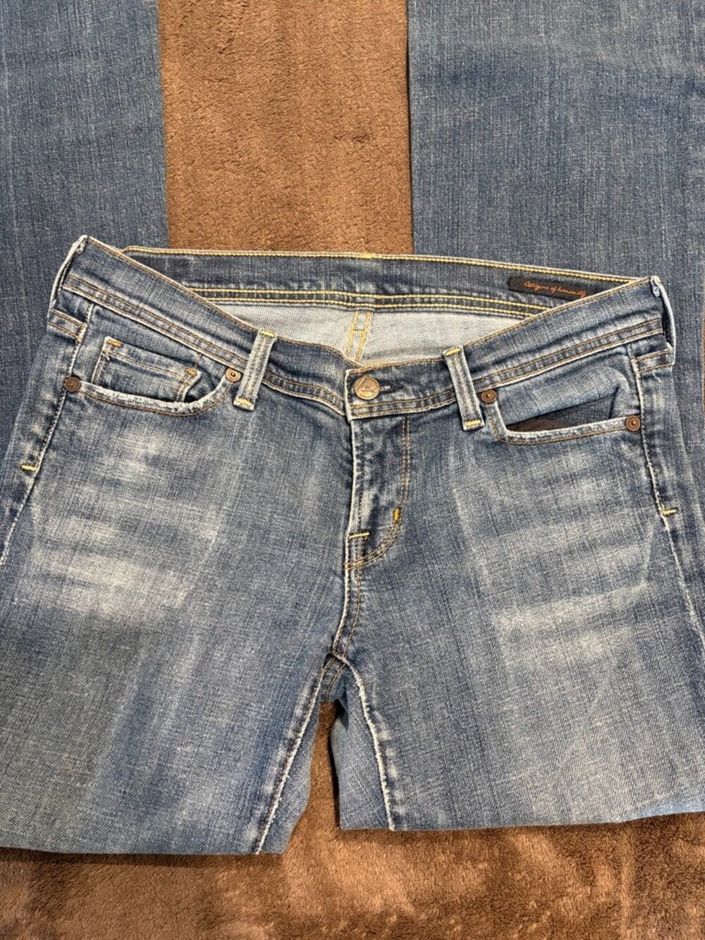 Citizens of Humanity Ingrid Flare Jeans 002-001 Wash Pacific Sz 29 Low Rise